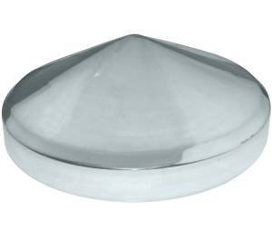 GENERICA-RAN0986-COPA DE FLECHA TRASERA 8" PICO PARA EJE CON 8 TORNILLOS DE 5/8" CROMADO
