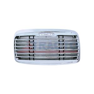 ATM - 112301 - PARRILLA ATM PARA FREIGHTLINER COLUMBIA 2000 Y POSTERIORES CON MALLA PLASTICO CROMADA