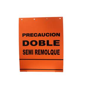 GENERICA-LBI0205-DSR-LODERA LISA NARANJA 24" X 30" DOBLE SEMIRREMOLQUE PAR