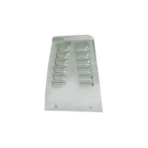 GENERICA-LAN1618-PLACA SUPERIOR PARA LODERA ESCAMA ACERO INOXIDABLE PAR