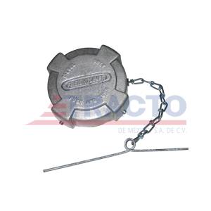 ALTTEC - TAN0238 - TAPON PARA TANQUE FREIGHTLINER PUSH & TURN NACIONAL ALUMINIO