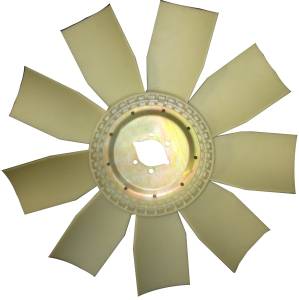 GENERICA-MZ9-30-VENTILADOR MERCEDES BENZ DE 9 ASPAS 30" CENTRO OVALADO DE NYLON