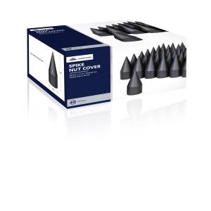 UNITED PACIFIC - UNITED PACIFIC - 10000CB - TAPAS PARA TUERCAS DE PICO NEGRO MATE DE 33 MM X 4-1/8" - ROSCABLES (PAQUETE DE 60) - Image 2