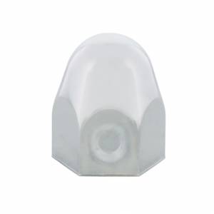 UNITED PACIFIC - 10004P - TAPAS PARA TUERCAS DE BALA DE ACERO CROMADO DE 1-1/2" X 2" (PAQUETE DE 10)