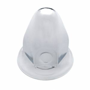 UNITED PACIFIC - 10005P - TAPAS DE TUERCA DE BALA DE ACERO CROMADO DE 33 MM X 2-1/8" CON BRIDA (PAQUETE DE 10)