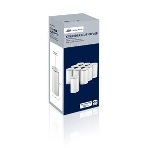 UNITED PACIFIC - UNITED PACIFIC - 10013 - TAPAS DE TUERCAS DE CILINDRO DE PLÁSTICO CROMADO DE 33 MM X 3-1/2" - ROSCADAS (CAJA DE COLOR DE 10) - Image 6