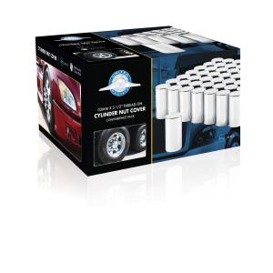 UNITED PACIFIC - UNITED PACIFIC - 10013CB - TAPAS DE TUERCAS DE CILINDRO DE PLÁSTICO CROMADO DE 33 MM X 3-1/2" - ROSCADAS (CAJA DE COLOR DE 60) - Image 5