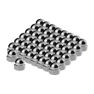 UNITED PACIFIC - 10020M50 - TAPA DE TUERCA BELLOTA CROMADA 3/4" X 15/16" (50 UNIDADES/CAJA)