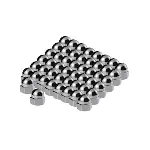 UNITED PACIFIC - 10024M50 - TAPA DE TUERCA BELLOTA CROMADA 1/2" X 11/16" (50 UNIDADES/CAJA)