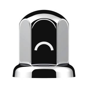 UNITED PACIFIC - 10031 - TAPA DE TUERCA ESTÁNDAR DE ACERO CROMADO DE 33MM X 2" CON BRIDA