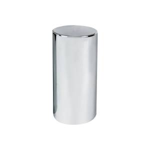 UNITED PACIFIC - 10034B - TAPA DE TUERCA DE CILINDRO ALTA DE PLÁSTICO CROMADA DE 33 MM X 4-1/4" - ROSCADA (A GRANEL)