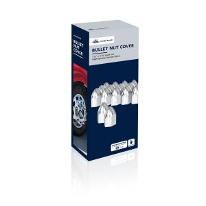 UNITED PACIFIC - UNITED PACIFIC - 10047 - TAPAS DE TUERCA DE BALA DE PLÁSTICO CROMADO DE 1-1/2" X 2-3/4" - A PRESIÓN (PAQUETE DE 20) - Image 5