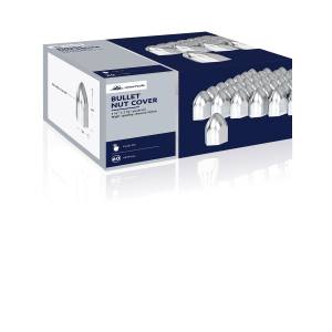 UNITED PACIFIC - UNITED PACIFIC - 10047CB - TAPAS DE TUERCA DE BALA DE PLÁSTICO CROMADO DE 1-1/2" X 2-3/4" - A PRESIÓN (PAQUETE DE 60) - Image 5