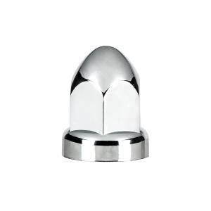 UNITED PACIFIC - UNITED PACIFIC - 10049B - TAPA DE TUERCA DE BALA DE PLÁSTICO CROMADA DE 33 MM X 2-3/4" CON BRIDA - A PRESIÓN (A GRANEL) - Image 2