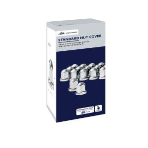 UNITED PACIFIC - UNITED PACIFIC - 10058 - TAPAS DE TUERCAS ESTÁNDAR DE PLÁSTICO CROMADO DE 33 MM X 2-7/16" CON BRIDA - A PRESIÓN (CAJA DE COLOR DE 20) - Image 7