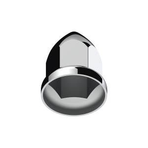 UNITED PACIFIC - UNITED PACIFIC - 10075B - TAPA DE TUERCA DE BALA DE PLÁSTICO CROMADA DE 33 MM X 2-3/8" CON BRIDA - A PRESIÓN (A GRANEL) - Image 6