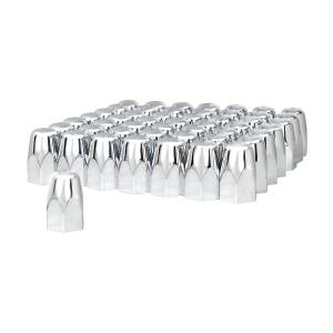 UNITED PACIFIC - 10084CB - TAPAS DE TUERCA ALTAS DE PLÁSTICO CROMADO DE 1-1/2" X 2-3/4" - A PRESIÓN (PAQUETE DE 60)