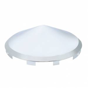 UNITED PACIFIC - 10099 - TAPACUBOS DELANTERO PUNTO CROMADO UNIVERSAL - BORDE DE 7/16"