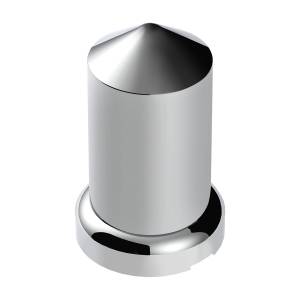 UNITED PACIFIC - 10117B - TAPA DE TUERCA PUNTA DE PLÁSTICO CROMADA DE 33 MM X 3-3/16" CON BRIDA - A PRESIÓN (A GRANEL)