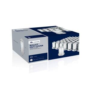 UNITED PACIFIC - UNITED PACIFIC - 10117CB - TAPAS DE TUERCA PUNTADAS DE PLÁSTICO CROMADO DE 33 MM X 3-3/16" CON BRIDA - A PRESIÓN (PAQUETE DE 60) - Image 7