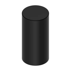 UNITED PACIFIC - UNITED PACIFIC - 10190B - TAPA DE TUERCA DE CILINDRO ALTA NEGRA MATE DE 33 MM X 4-1/4" - ROSCADA (A GRANEL) - Image 2