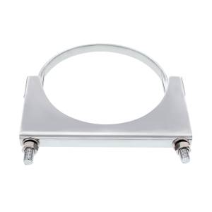 UNITED PACIFIC - 10291 - ABRAZADERA DE ESCAPE CROMADA CON PERNO EN U DE 6"