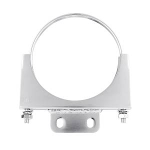 UNITED PACIFIC - 10292 - ABRAZADERA DE ESCAPE DE CABINA CROMADA DE 6" PARA PETERBILT