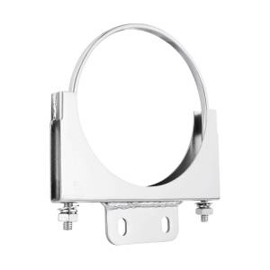UNITED PACIFIC - UNITED PACIFIC - 10292 - ABRAZADERA DE ESCAPE DE CABINA CROMADA DE 6" PARA PETERBILT - Image 2