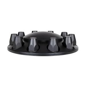 UNITED PACIFIC - UNITED PACIFIC - 10334 - TAPA EJE DELANTERO DOMO CON TAPAS DE TUERCA DE ROSCA ESTÁNDAR DE 33MM - NEGRO MATE (CAJA DE COLOR) - Image 3