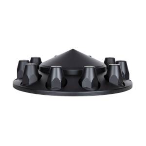 UNITED PACIFIC - UNITED PACIFIC - 10339 - TAPA DE EJE DELANTERO PUNTA CON TAPAS DE TUERCAS DE ROSCA ESTÁNDAR DE 33 MM - NEGRO MATE - Image 3