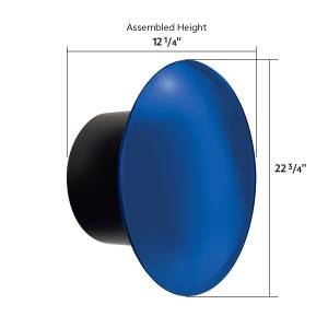 UNITED PACIFIC - UNITED PACIFIC - 10345 - KIT TAPA EJE TRASERO AERO FULL-MOON - AZUL ÍNDIGO - Image 3