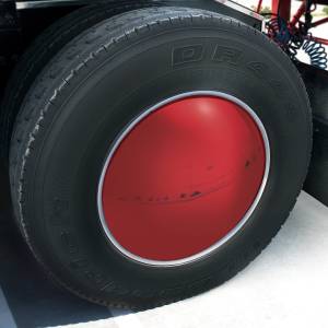 UNITED PACIFIC - UNITED PACIFIC - 10346 - KIT TAPAS EJE TRASERO AERO FULL-MOON - ROJO CANDY - Image 5