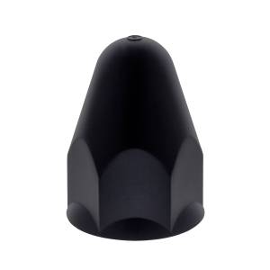 UNITED PACIFIC - 10361B - TAPAS DE TUERCA DE BALA DE PLÁSTICO PINTADO EN NEGRO MATE DE 1-1/2" X 2-3/4" - A PRESIÓN (A GRANEL)