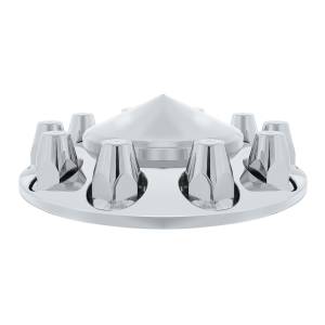 UNITED PACIFIC - UNITED PACIFIC - 10363 - TAPA DE EJE DELANTERO PUNTA CON TAPAS DE TUERCA DE EMPUJE ESTILO ESTÁNDAR DE 33 MM - CROMADA - Image 3
