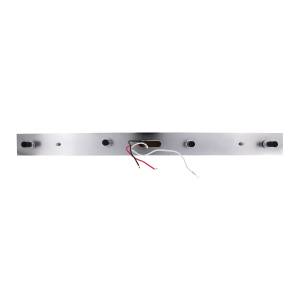 UNITED PACIFIC - UNITED PACIFIC - 10392 - PLACA DE GUARDABARROS SUPERIOR CROMADA CON BISEL Y BARRA DE LUCES DE 11 LED DE 17" - LED ROJO/LEENTE ROJA (CADA UNO) - Image 6