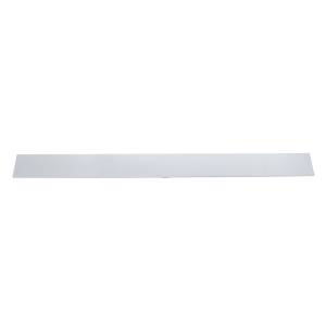UNITED PACIFIC - 10401 - PLACA SUPERIOR DE GUARDABARROS CROMADA DE 2" X 24" - ESPÁRRAGO SOLDADO