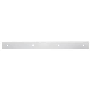 UNITED PACIFIC - 10402 - PLACA LISA PARA GUARDABARROS SUPERIOR CROMADA DE 2" X 24" - PERNO A TRAVÉS