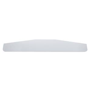 UNITED PACIFIC - 10414 - PLACA DE GUARDABARROS INFERIOR ESTÁNDAR CROMADA DE 3" X 14" - ESPÁRRAGO SOLDADO