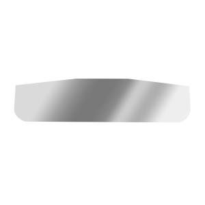 UNITED PACIFIC - 10415 - PLACA DE GUARDABARROS INFERIOR ESTÁNDAR CROMADA DE 3" X 12" - ESPÁRRAGO SOLDADO