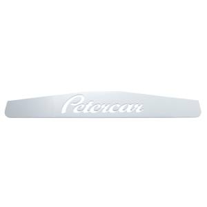 UNITED PACIFIC - 10434 - PLACA DE GUARDABARROS INFERIOR PETERCAR CROMADA DE 4" X 24" - ESPÁRRAGO SOLDADO