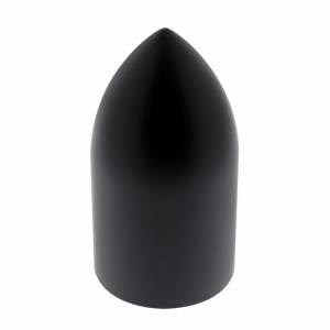 UNITED PACIFIC - 10550B - TAPA DE TUERCA DE BALA NEGRO MATE DE 33 MM X 3-7/8" - ROSCADA (A GRANEL)