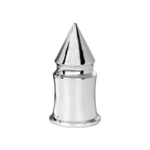UNITED PACIFIC - 10554B - TAPA DE TUERCA DE PICO EN V DE PLÁSTICO CROMADO DE 33 MM X 4 3/8" - A PRESIÓN (A GRANEL)