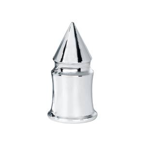 UNITED PACIFIC - UNITED PACIFIC - 10554CB - TAPAS DE TUERCA DE PICO EN V DE PLÁSTICO CROMADO DE 33 MM X 4-3/8" - A PRESIÓN (PAQUETE DE 60) - Image 2