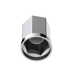 UNITED PACIFIC - UNITED PACIFIC - 10559B - TAPA DE TUERCA CON ROSCA ESTILO HEXAGONAL DE PLÁSTICO CROMADO DE 33 MM X 3" DE ALTO (A GRANEL) - Image 3