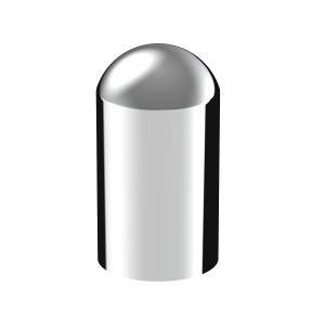 UNITED PACIFIC - 10563B - TAPA DE TUERCA DOMO DE PLÁSTICO CROMADA DE 33 MM X 3-3/4" - ROSCADA (A GRANEL)