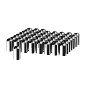 UNITED PACIFIC - 10563CB - TAPAS DE TUERCA DOMO DE PLÁSTICO CROMADO DE 33 MM X 3-3/4" - ROSCABLES (PAQUETE DE 60)