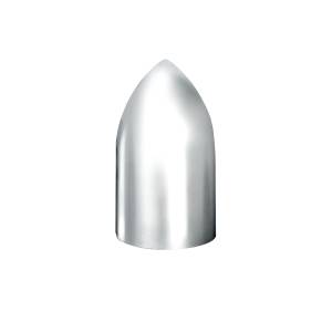 UNITED PACIFIC - 10564 - TAPAS DE TUERCA DE BALA DE PLÁSTICO CROMADO DE 33 MM X 3-7/8" - ROSCABLES (PAQUETE DE 10)