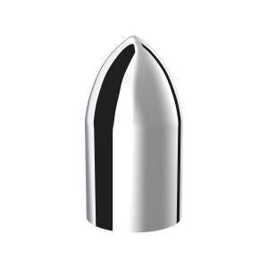 UNITED PACIFIC - UNITED PACIFIC - 10564B - TAPA DE TUERCA DE BALA DE PLÁSTICO CROMADA DE 33 MM X 3-7/8" - ROSCADA (A GRANEL) - Image 2