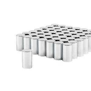 UNITED PACIFIC - 10568CB - TAPAS DE TUERCA DE CILINDRO DE PLÁSTICO CROMADO DE 33 MM X 3-1/2" - A PRESIÓN (PAQUETE DE 60)
