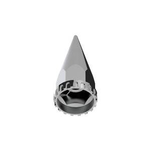 UNITED PACIFIC - UNITED PACIFIC - 10569B - TAPA DE TUERCA SUPER SPIKE CROMADA DE 33 MM X 4-3/4" - ROSCADA (A GRANEL) - Image 3
